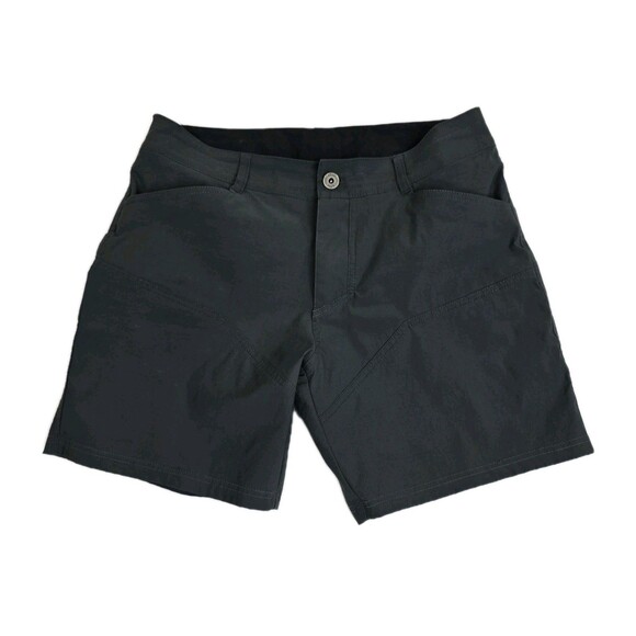 KUHL Shorts Mens 32 Charcoal Hiking Technical Zip Pockets Performance Outdoor - Picture 1 of 14